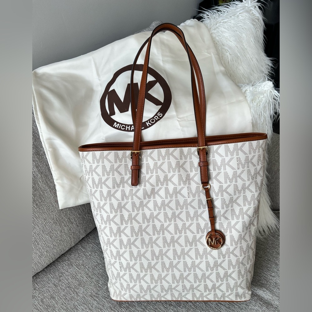 Michael Kors Logo Travel Tote